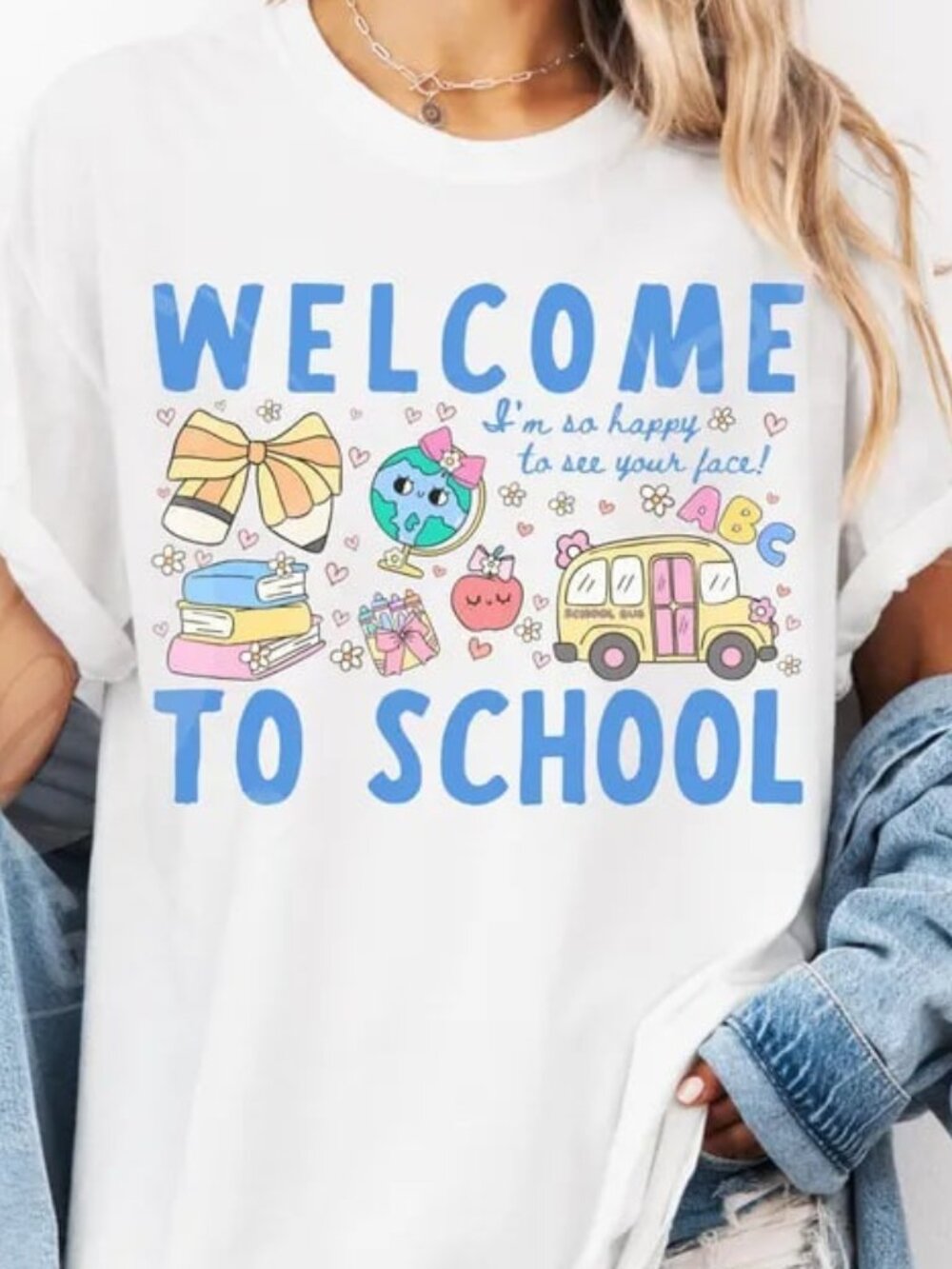 Back To School Teacher Shirt, Cute Teaching Tee, Teacher Gift